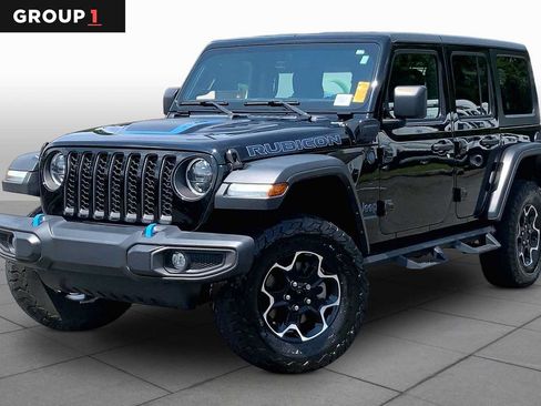 Used 2023 Jeep Wrangler Unlimited Rubicon 4xe w/ Cold Weather Group AWD/4WD image 1