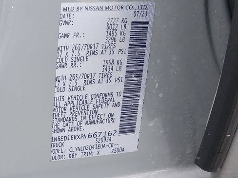 Used 2023 Nissan Frontier PRO-4X w/ Pro Convenience Package image 26