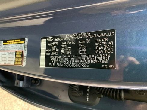 Certified 2025 Hyundai Santa Fe Calligraphy image 33