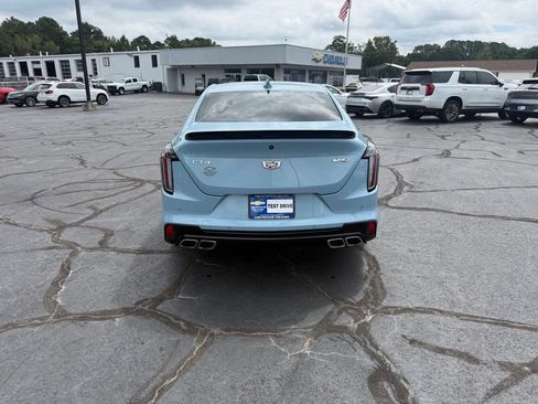 Used 2025 Cadillac CT4 V w/ LPO, ONYX Package RWD image 3