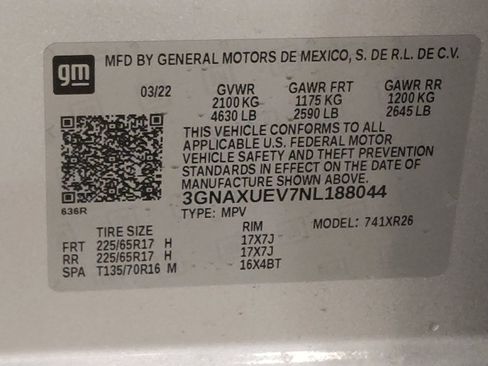 Used 2022 Chevrolet Equinox LT AWD/4WD image 33