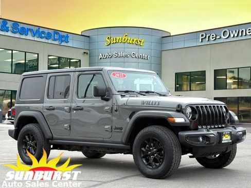 Used 2021 Jeep Wrangler Unlimited Sport image 1
