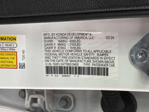 Certified 2024 Honda Civic EX-L image 19
