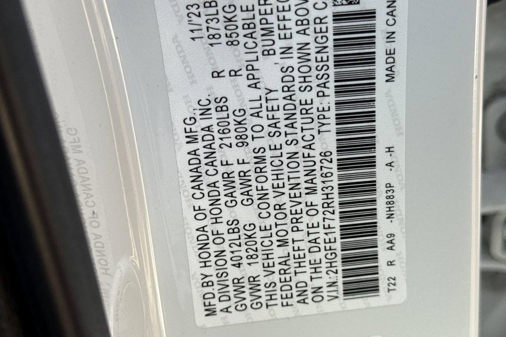Certified 2024 Honda Civic EX image 27