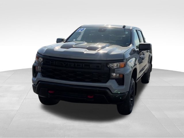 Certified 2024 Chevrolet Silverado 1500 Custom Trail Boss w/ LPO, Dark Essentials Package AWD/4WD image 2
