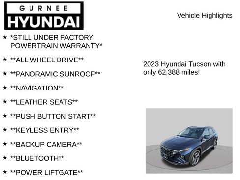 Certified 2023 Hyundai Tucson Limited AWD/4WD image 7