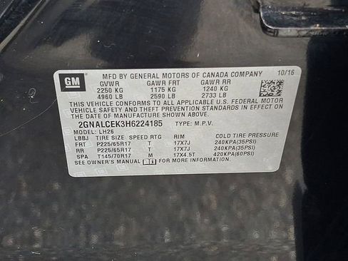 Certified 2017 Chevrolet Equinox LT w/ Convenience Package image 28