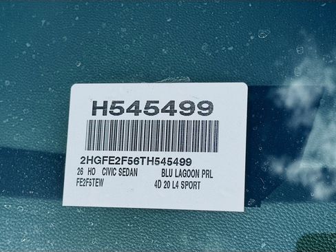 New 2026 Honda Civic Sport image 26