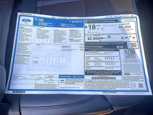 New 2025 Ford F150 Tremor w/ Equipment Group 402A High image 14