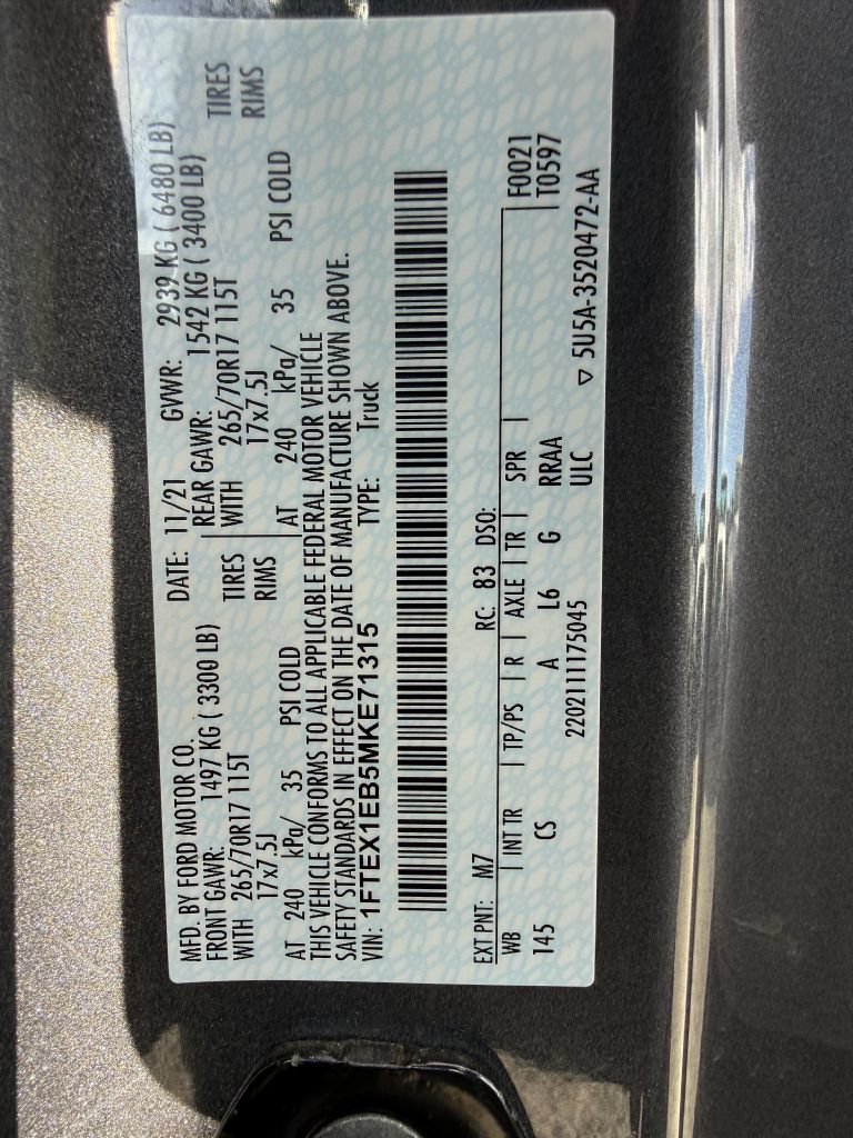 Used 2021 Ford F150 XL w/ XL Power Equipment Group AWD/4WD image 23