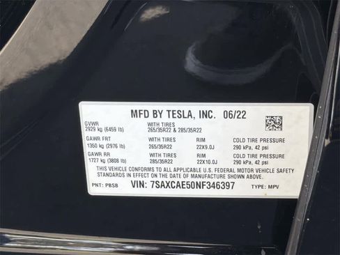 Used 2022 Tesla Model X image 10