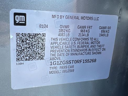 Certified 2024 Chevrolet Malibu RS w/ LPO, Floor Liner Package image 19