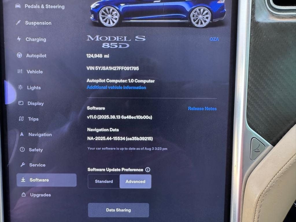 Used 2015 Tesla Model S 85D AWD/4WD image 33