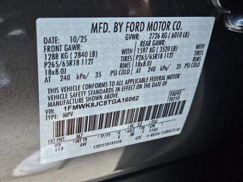 New 2026 Ford Explorer Tremor w/ Tremor Ultimate Package image 18