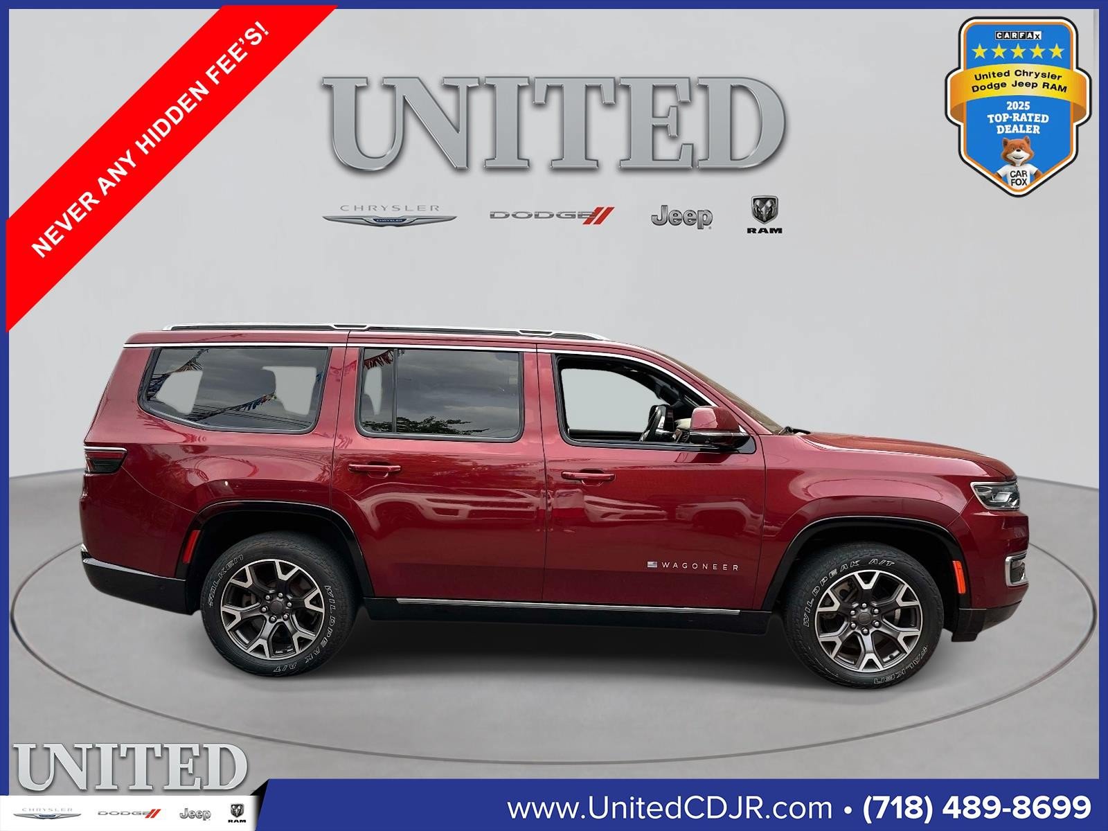 Used 2022 Jeep Wagoneer Series III w/ Premium Group I AWD/4WD image 2