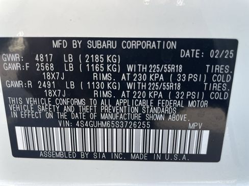 Certified 2025 Subaru Crosstrek 2.5i Limited w/ Popular Package #3A image 24