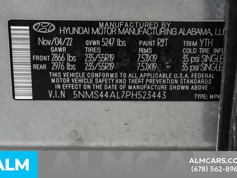 Used 2023 Hyundai Santa Fe Limited FWD image 57