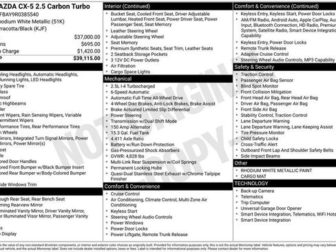 Certified 2024 MAZDA CX-5 Carbon Edition image 5