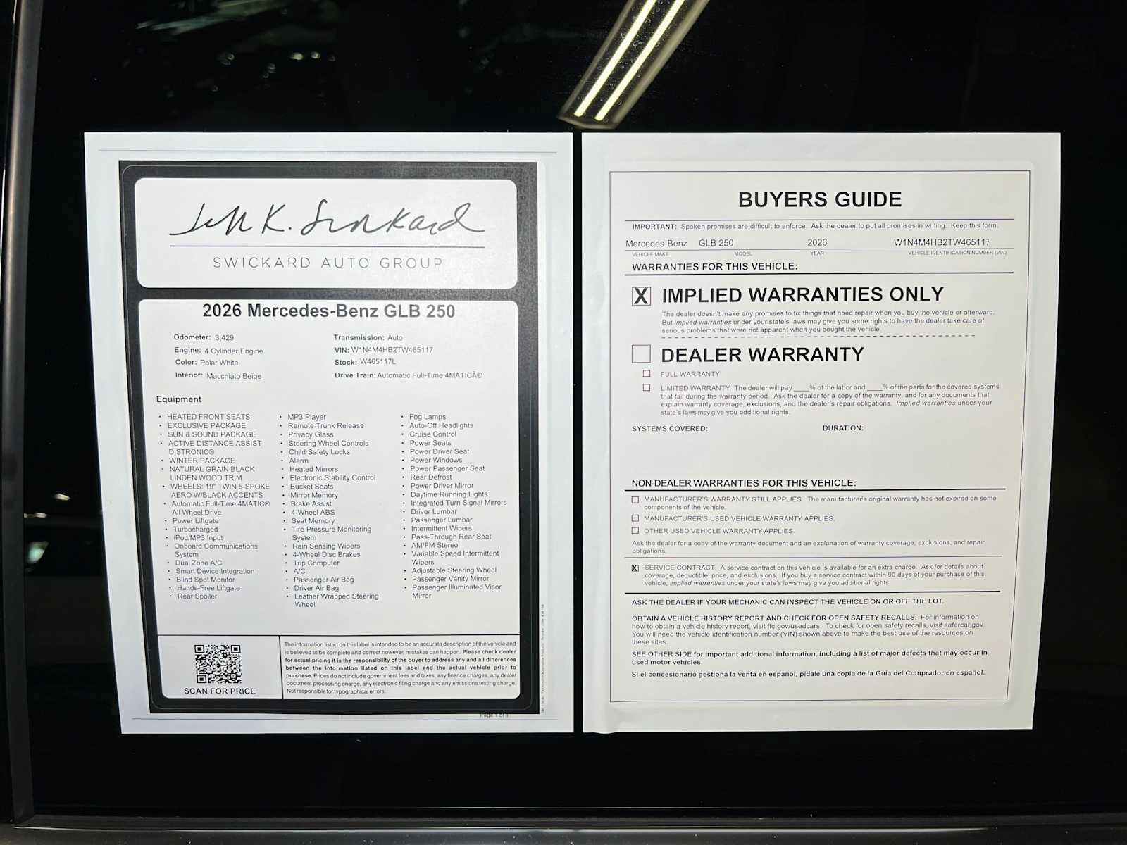 Certified 2026 Mercedes-Benz GLB 250 4MATIC image 47