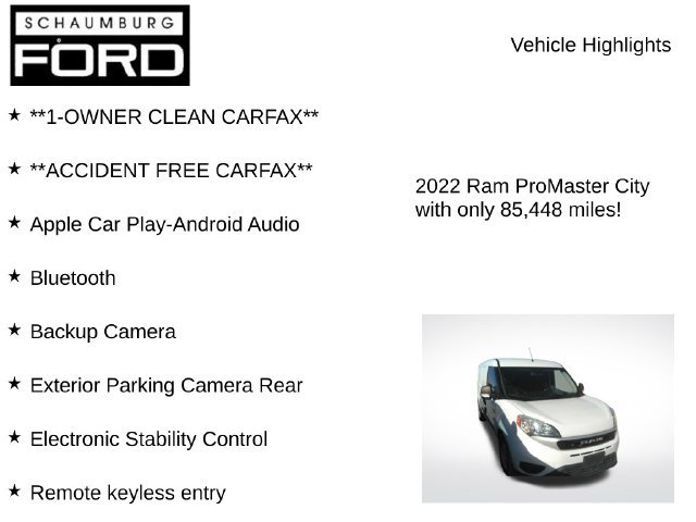 Used 2022 RAM ProMaster City Tradesman FWD image 7