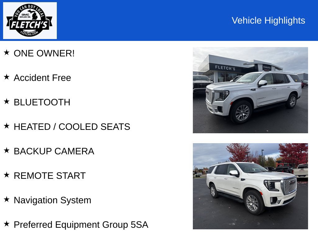 Used 2023 GMC Yukon Denali AWD/4WD image 2