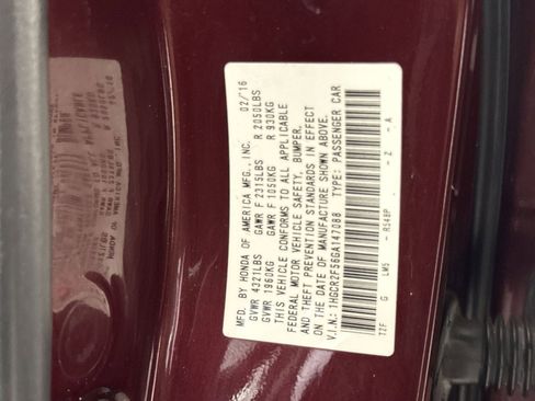 Used 2016 Honda Accord Sport image 28