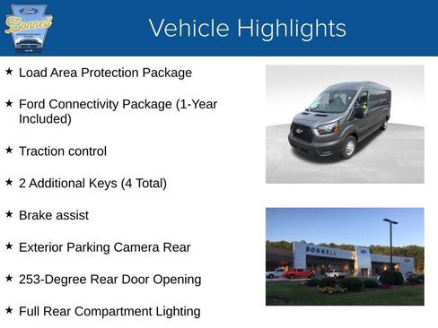 New 2026 Ford Transit 250 148 Medium Roof Extended AWD w/ Load Area Protection Package image 5