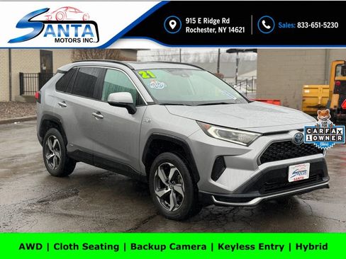 Used 2021 Toyota RAV4 SE w/ Weather & Moonroof Package AWD/4WD image 3