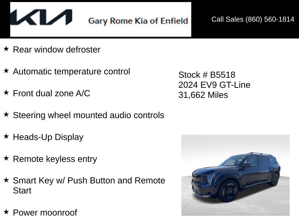 Used 2024 Kia EV9 GT-Line AWD/4WD image 20