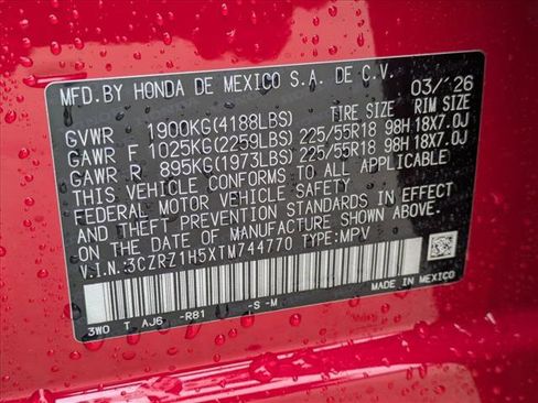 New 2026 Honda HR-V Sport image 17