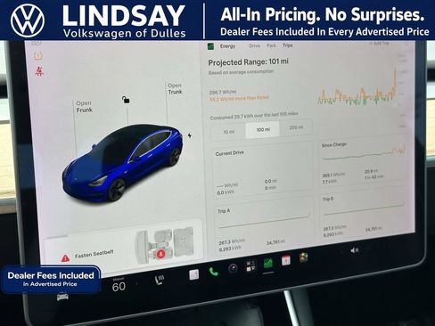 Used 2020 Tesla Model 3 Long Range AWD/4WD image 26