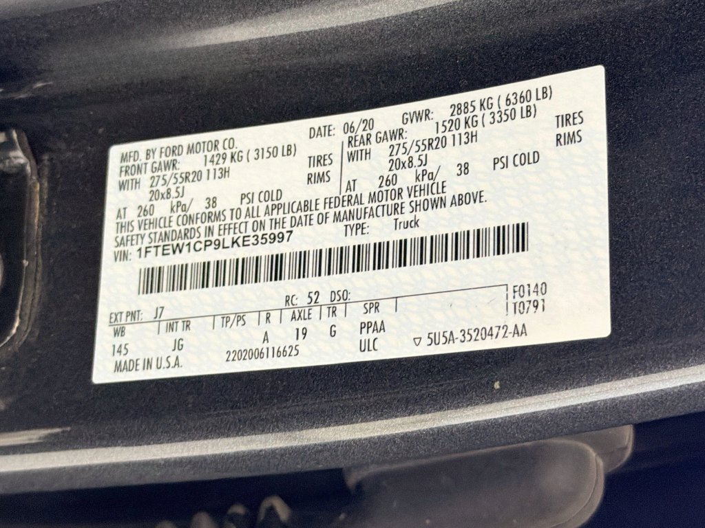 Used 2020 Ford F150 XL w/ Equipment Group 101A Mid RWD image 28