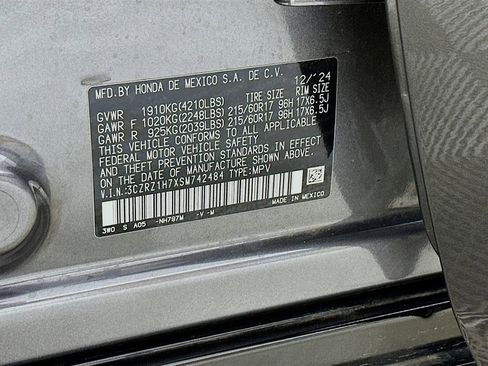 Certified 2025 Honda HR-V EX-L image 27