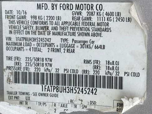 Used 2017 Ford Mustang Premium RWD image 46