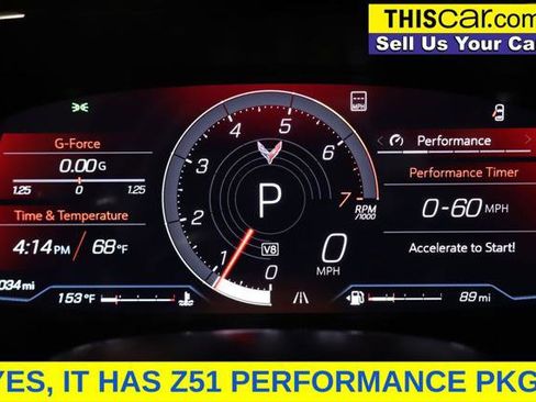 Used 2023 Chevrolet Corvette Stingray Premium Cpe w/ Z51 Performance Package RWD image 15