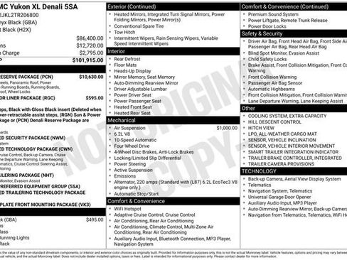 Used 2026 GMC Yukon XL Denali w/ Denali Reserve Package AWD/4WD image 5