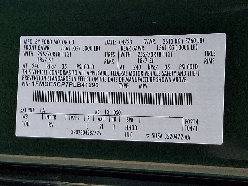 Certified 2023 Ford Bronco Outer Banks AWD/4WD image 28