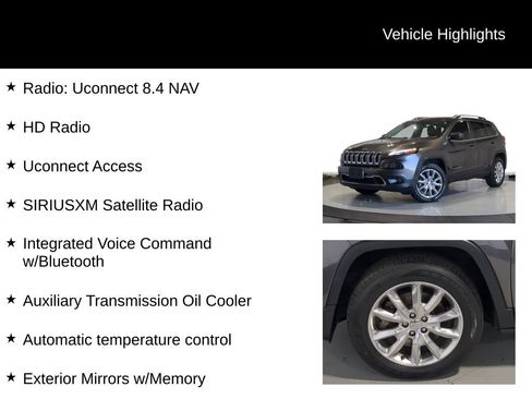 Used 2016 Jeep Cherokee Limited w/ Luxury Group AWD/4WD image 19