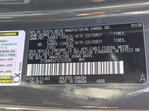 New 2026 Lexus RX 350 w/ Convenience Package image 23