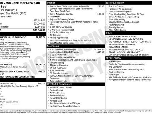 New 2026 RAM 2500 Lone Star AWD/4WD image 23