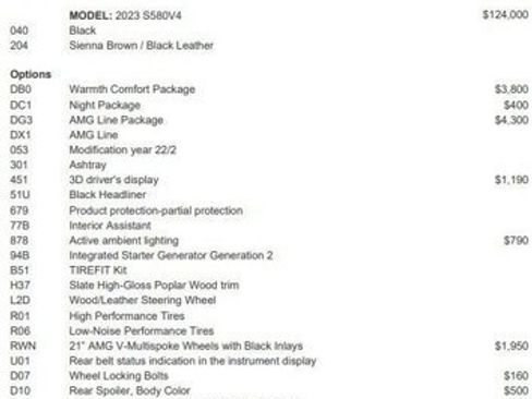 Certified 2023 Mercedes-Benz S 580 4MATIC Sedan image 4