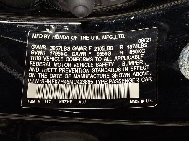 Used 2021 Honda Civic Sport image 27
