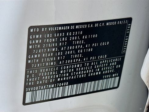 Used 2022 Volkswagen Tiguan S image 12