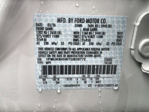 New 2026 Ford Explorer Platinum image 44