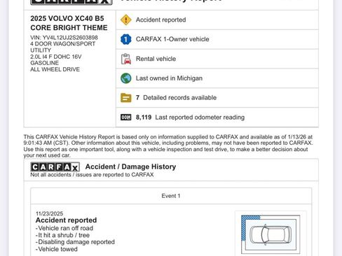 Used 2025 Volvo XC40 B5 Core AWD/4WD image 58