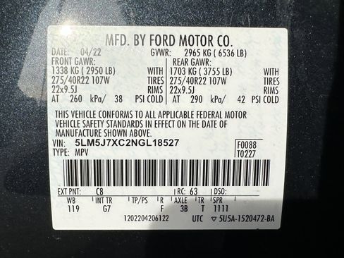 Used 2022 Lincoln Aviator Reserve w/ Equipment Group 201A image 40