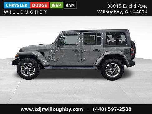 Used 2020 Jeep Wrangler Unlimited Sahara w/ Uconnect 4C Nav & Sound Group AWD/4WD image 6