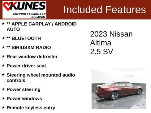 Used 2023 Nissan Altima 2.5 SV FWD image 3