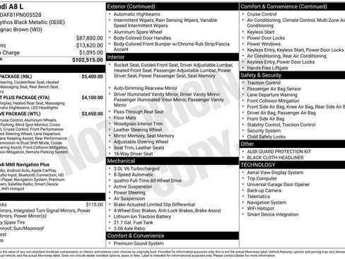 Used 2023 Audi A8 L 3.0T w/ Luxury Package image 15