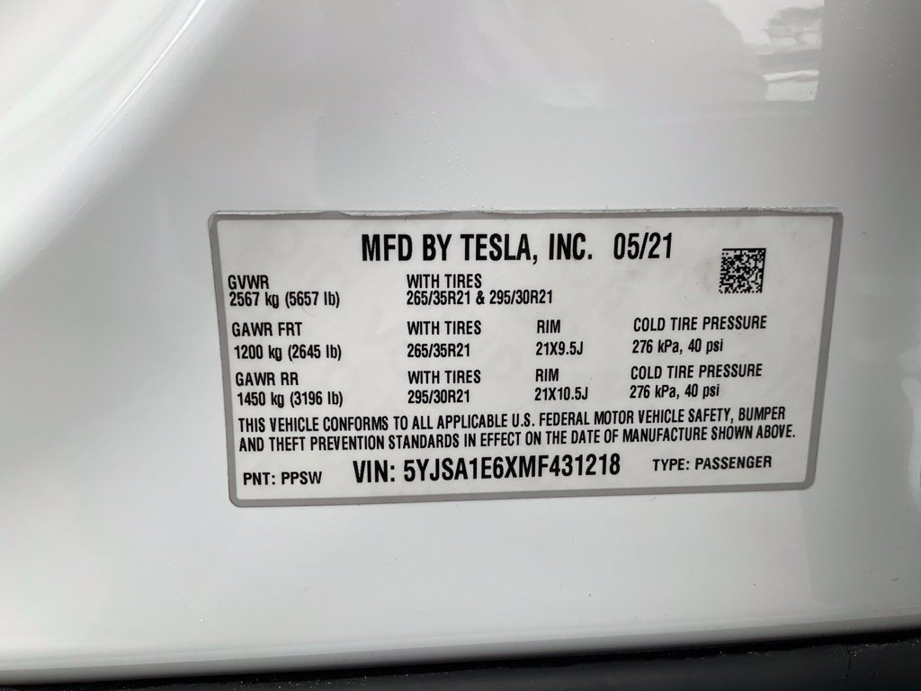 Used 2021 Tesla Model S Plaid AWD/4WD image 22